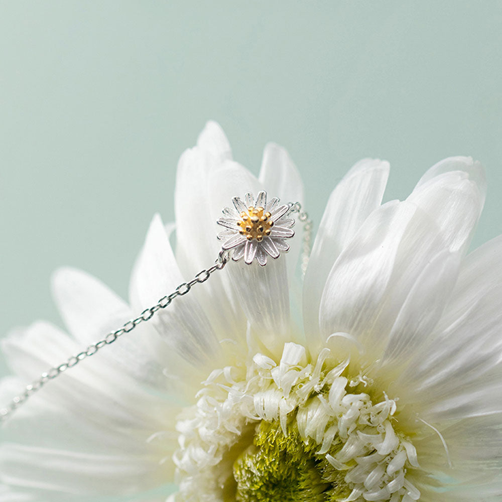 Daisy Flower - Armband med tusensköna