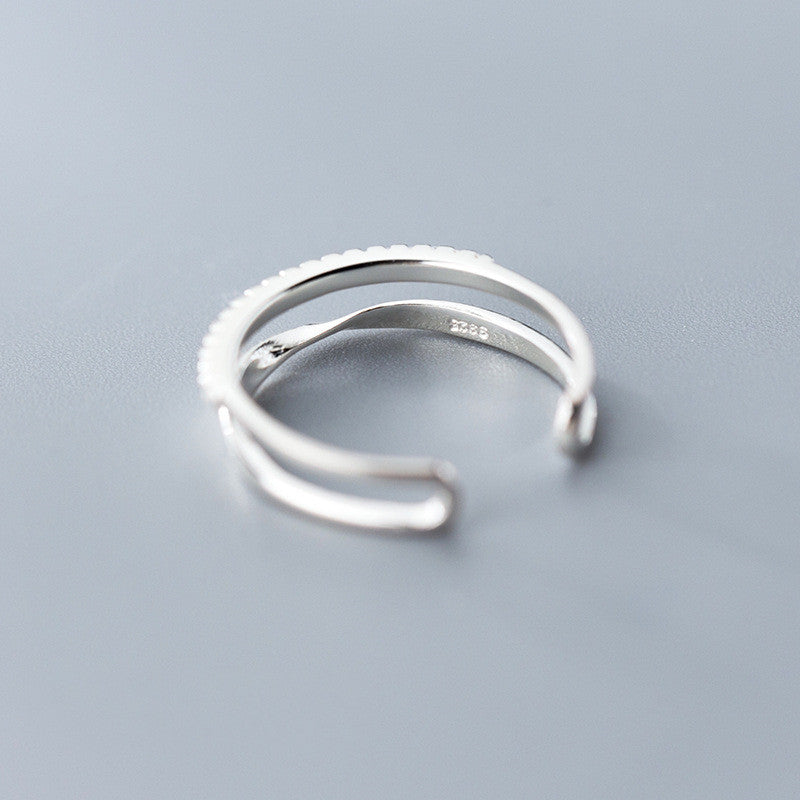 Diaris - Justerbar ring med stenar