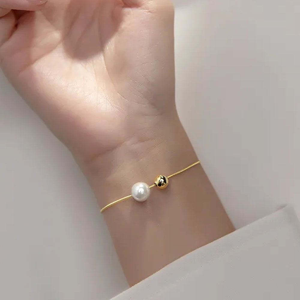 Virelia - Armband med pärla