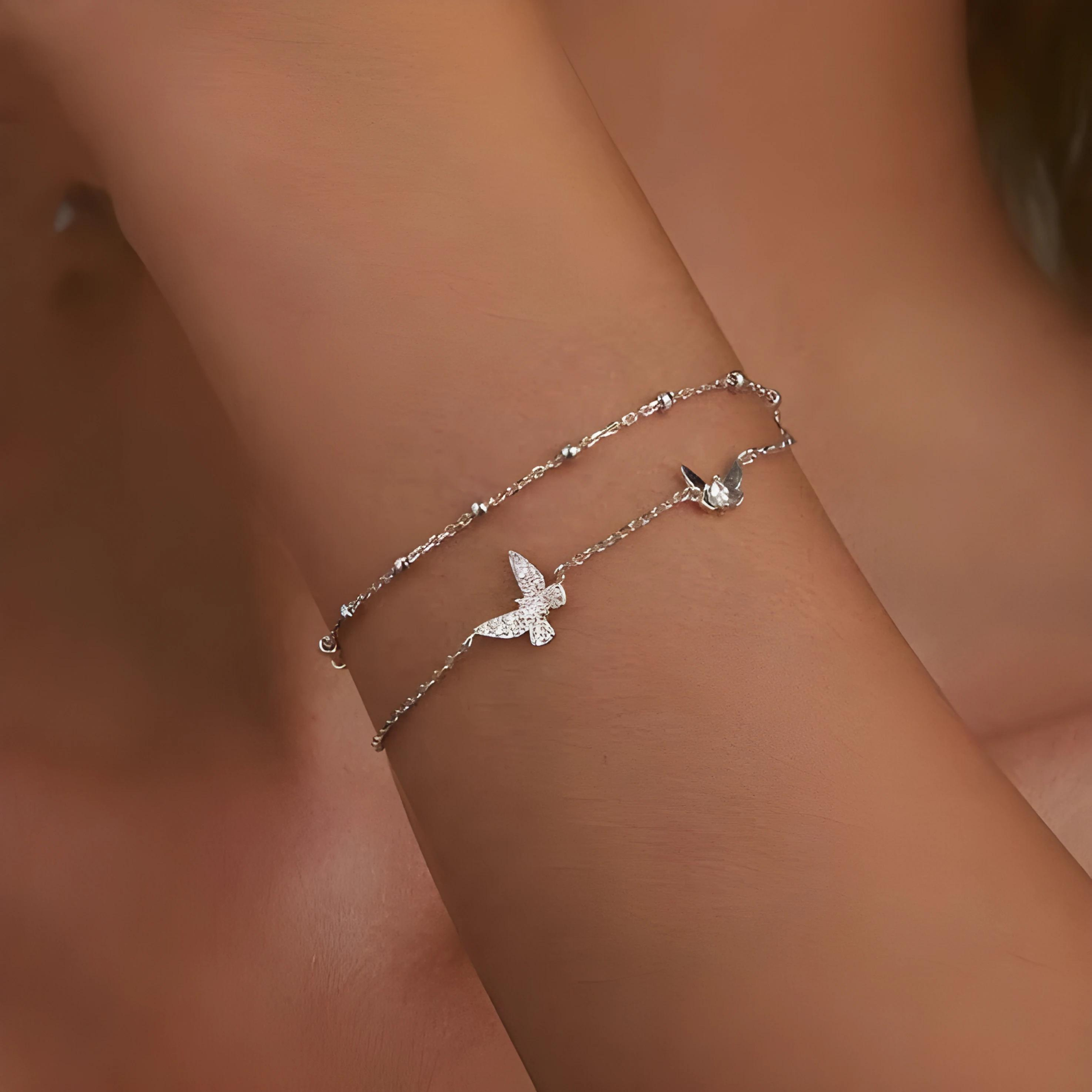 Flutter Charm - Armband med fjärilar