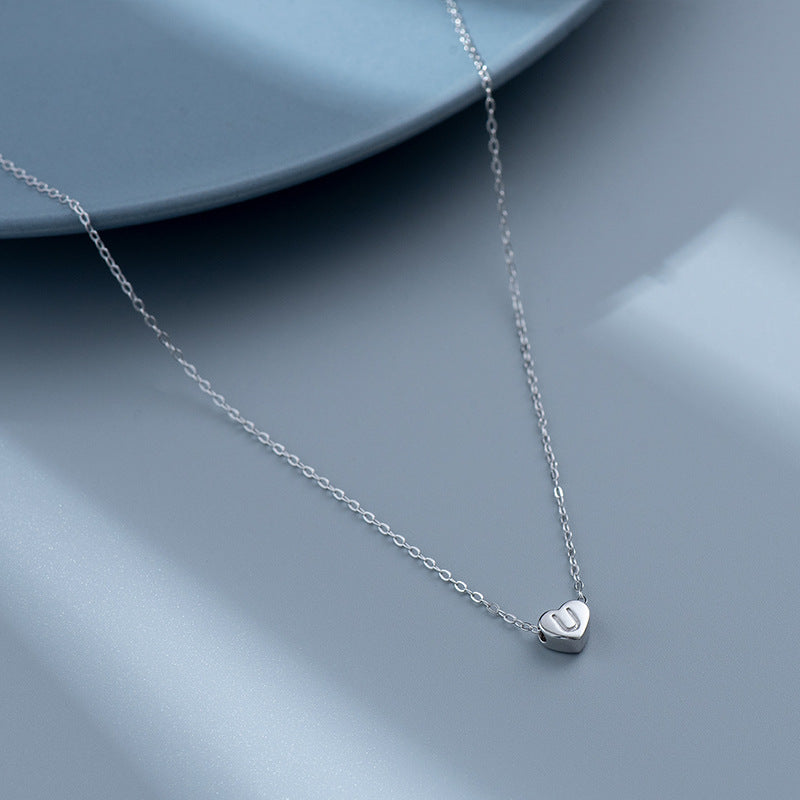 Heart Letter - Halsband med bokstav och hjärta