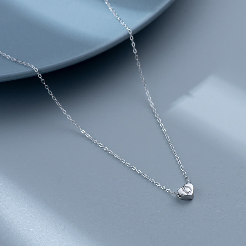 Heart Letter - Halsband med bokstav och hjärta