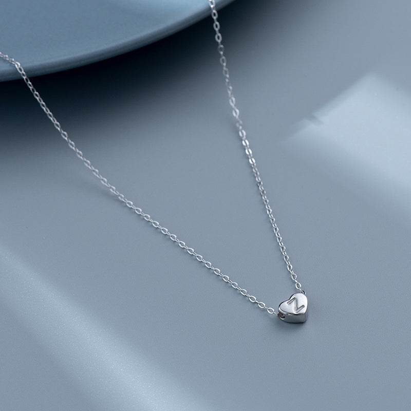 Heart Letter - Halsband med bokstav och hjärta