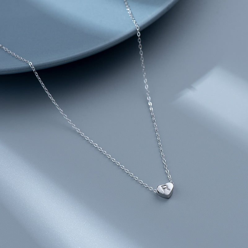 Heart Letter - Halsband med bokstav och hjärta