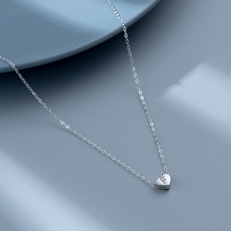 Heart Letter - Halsband med bokstav och hjärta