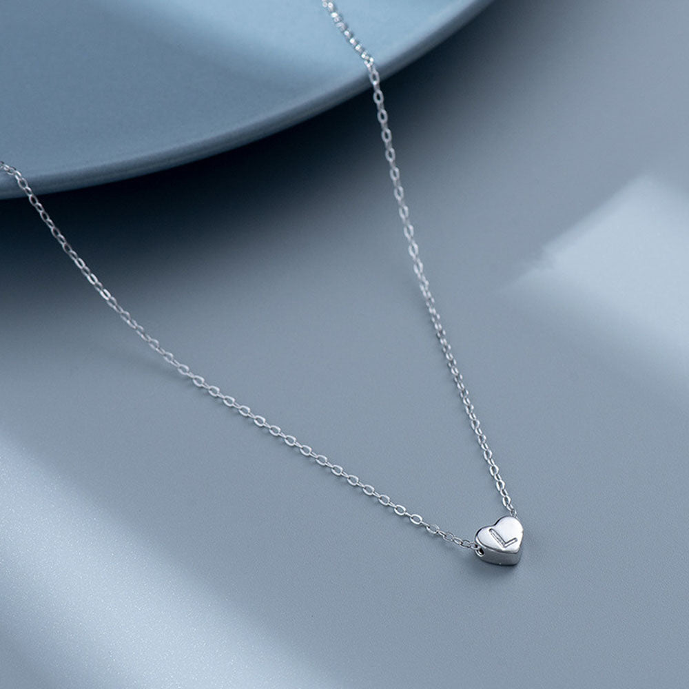 Heart Letter - Halsband med bokstav och hjärta