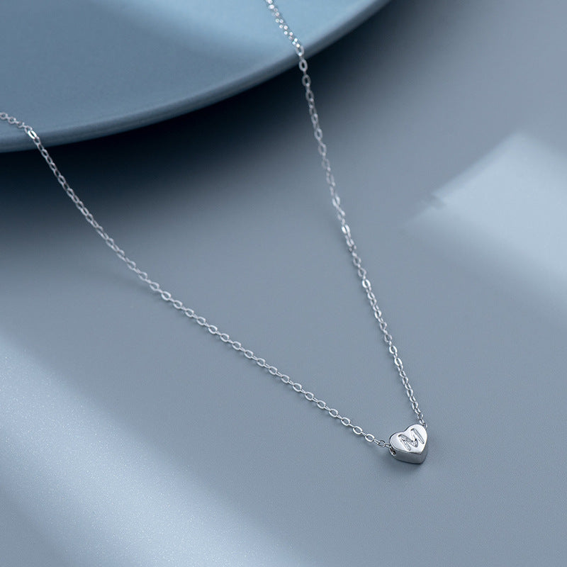 Heart Letter - Halsband med bokstav och hjärta