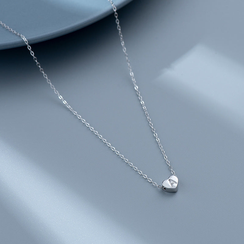 Heart Letter - Halsband med bokstav och hjärta