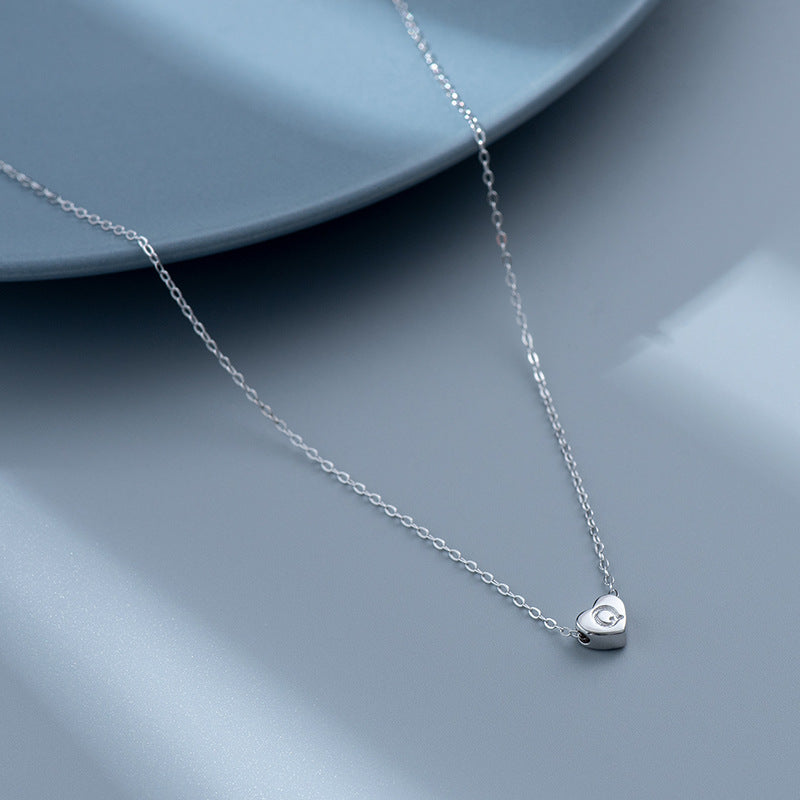Heart Letter - Halsband med bokstav och hjärta
