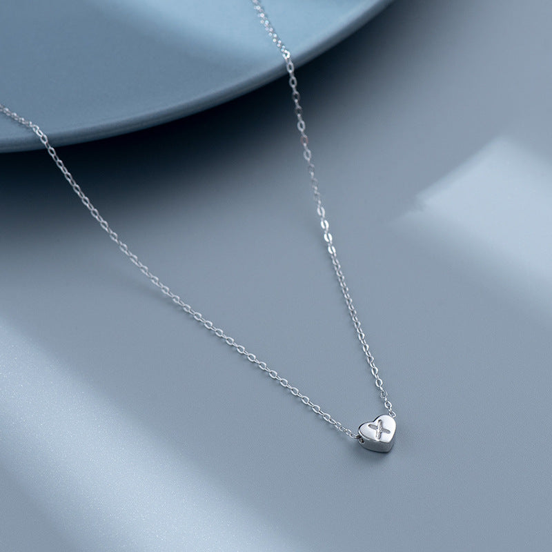 Heart Letter - Halsband med bokstav och hjärta