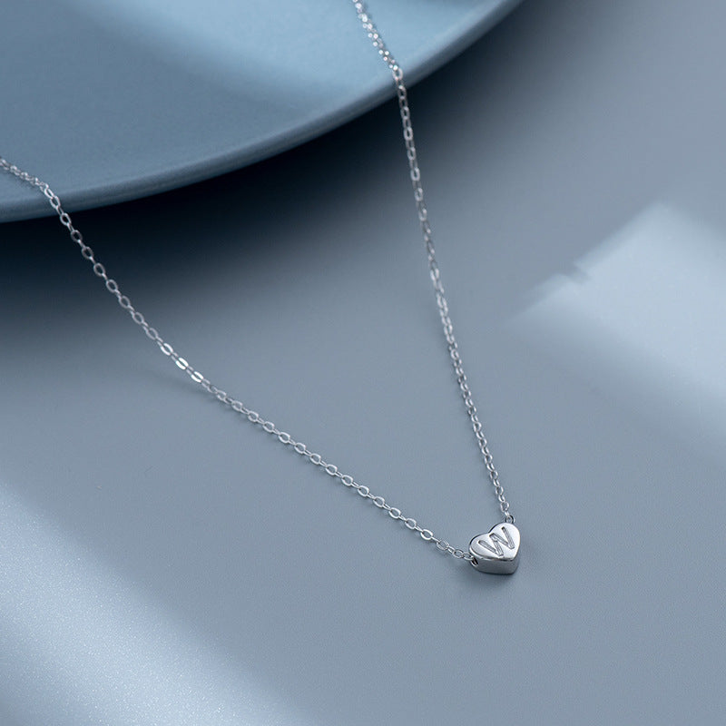 Heart Letter - Halsband med bokstav och hjärta