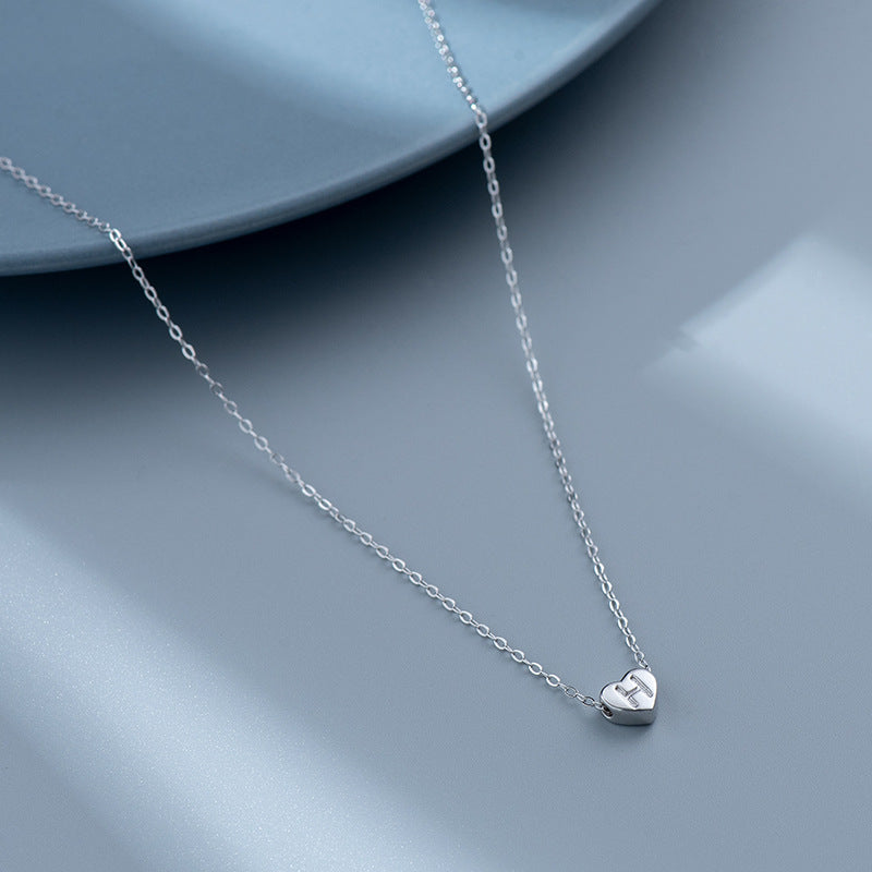 Heart Letter - Halsband med bokstav och hjärta