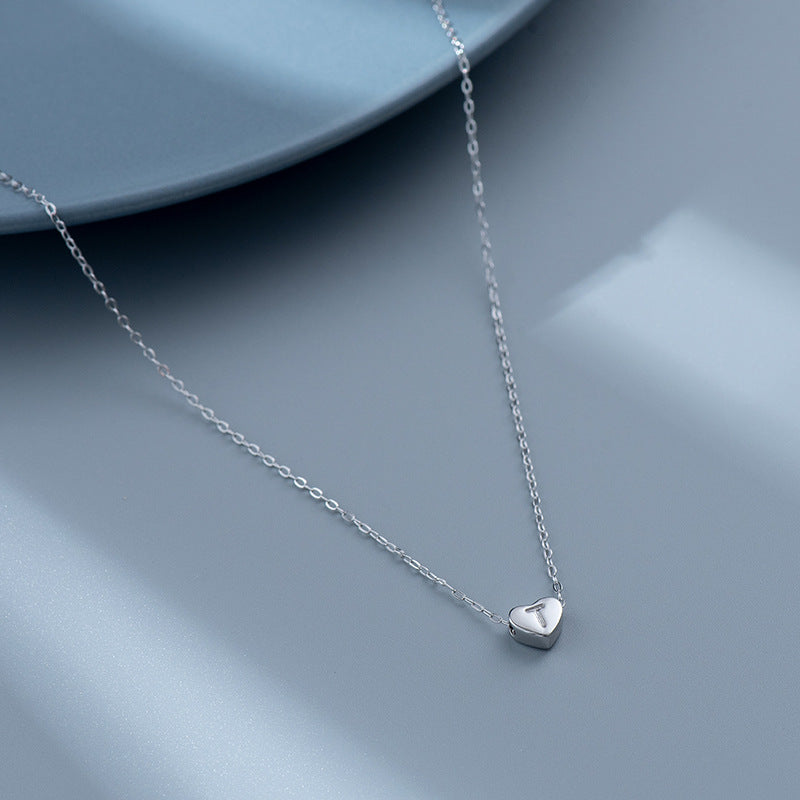 Heart Letter - Halsband med bokstav och hjärta