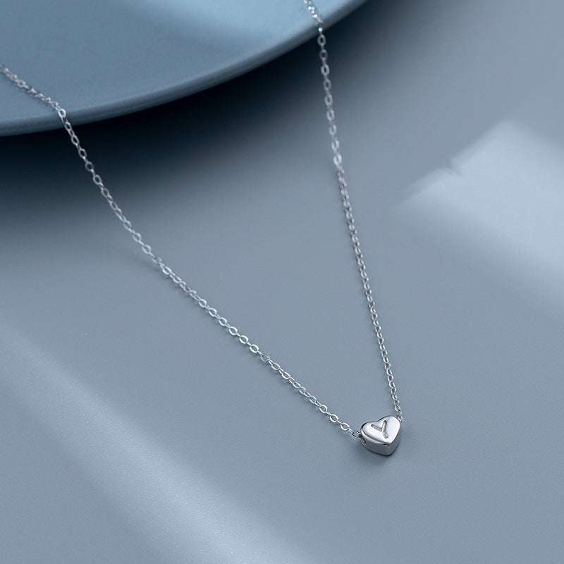 Heart Letter - Halsband med bokstav och hjärta