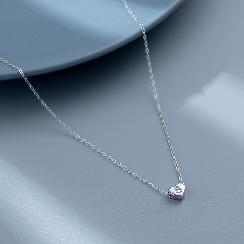 Heart Letter - Halsband med bokstav och hjärta