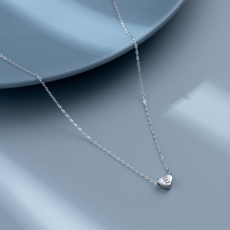 Heart Letter - Halsband med bokstav och hjärta