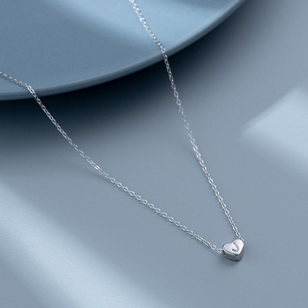 Heart Letter - Halsband med bokstav och hjärta