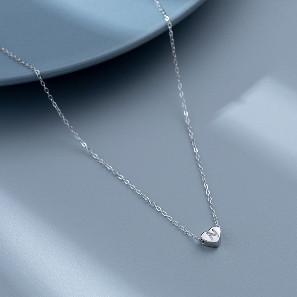 Heart Letter - Halsband med bokstav och hjärta