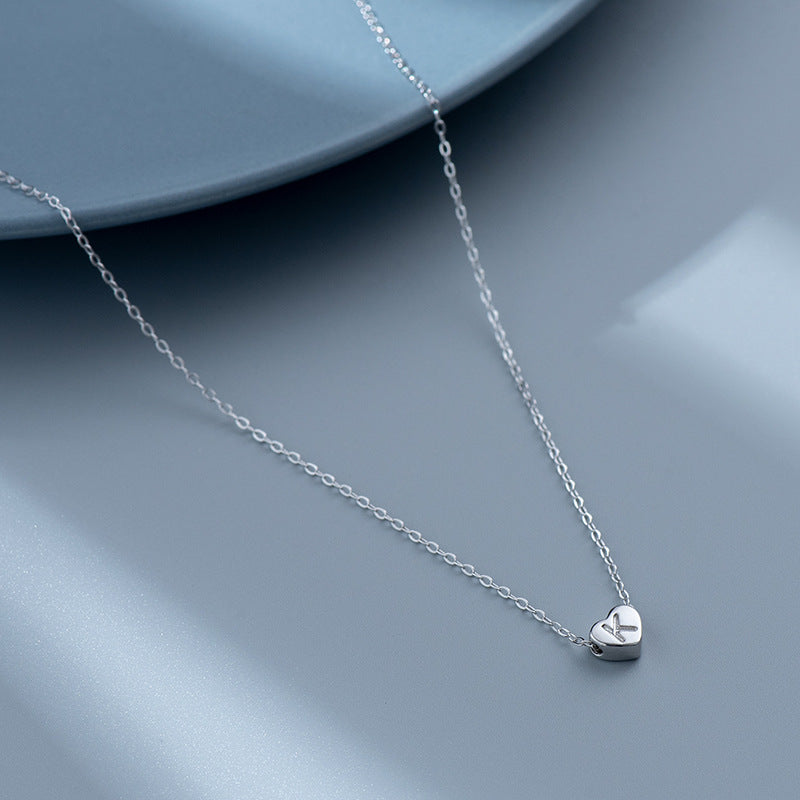 Heart Letter - Halsband med bokstav och hjärta