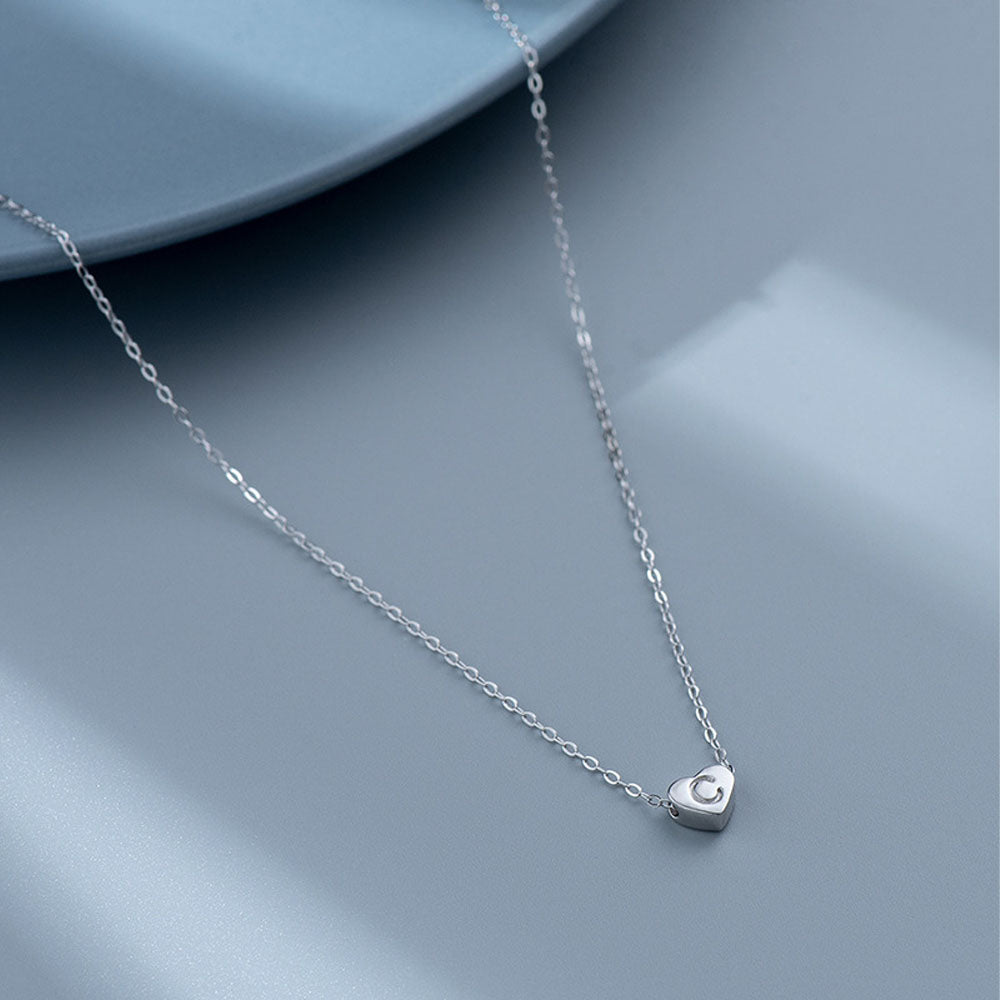 Heart Letter - Halsband med bokstav och hjärta
