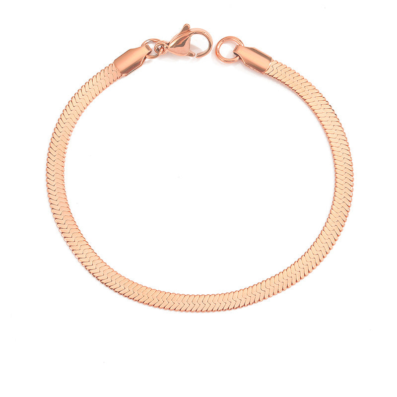 Lindy - Armband i ormbenskedja