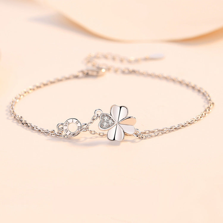 Lucky Clover - Armband med fyrklöver
