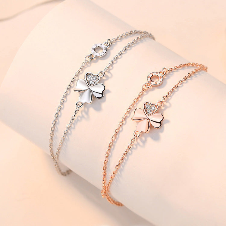 Lucky Clover - Armband med fyrklöver