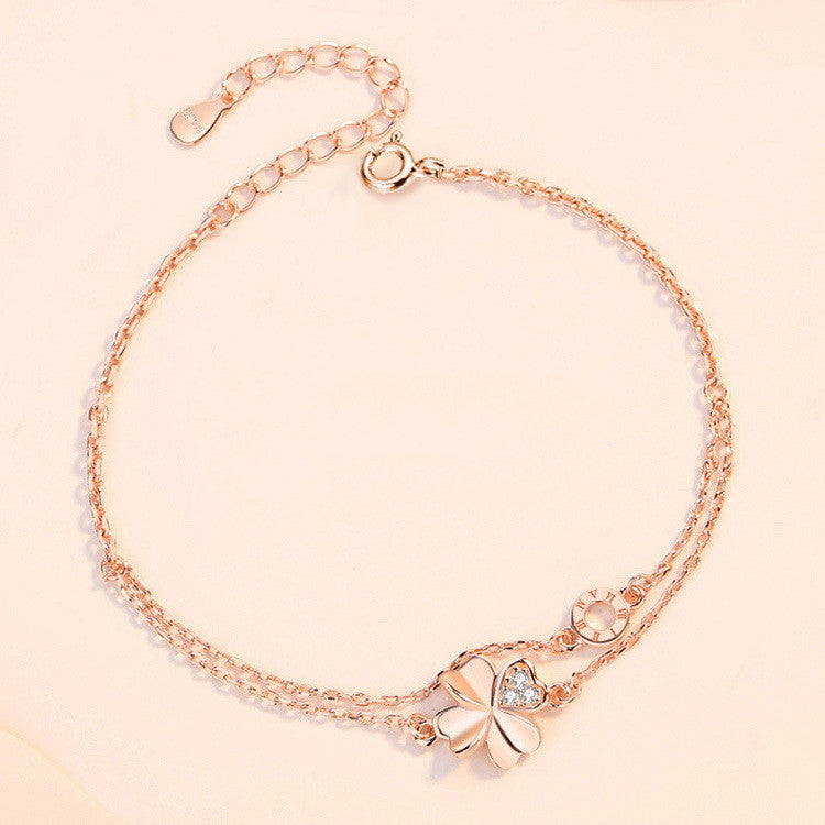 Lucky Clover - Armband med fyrklöver