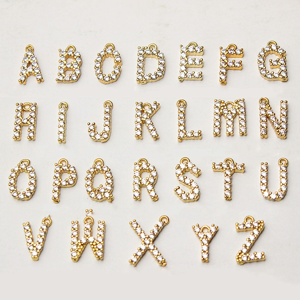 Shine Letter - Halsband med glitterbokstav
